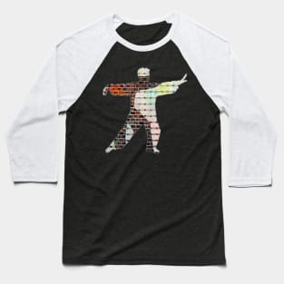 Brick Wall Of Qi Baseball T-Shirt